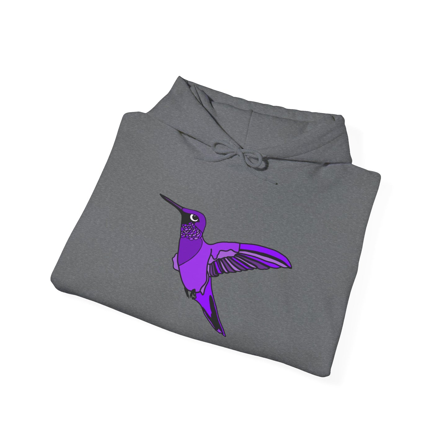 Purple Hummingbird by Kristina - unisex Hoodie