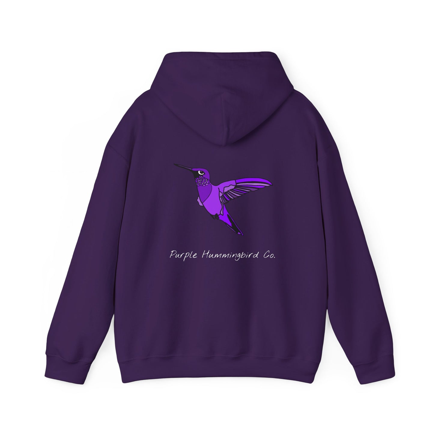 Purple Hummingbird by Kristina - unisex Hoodie