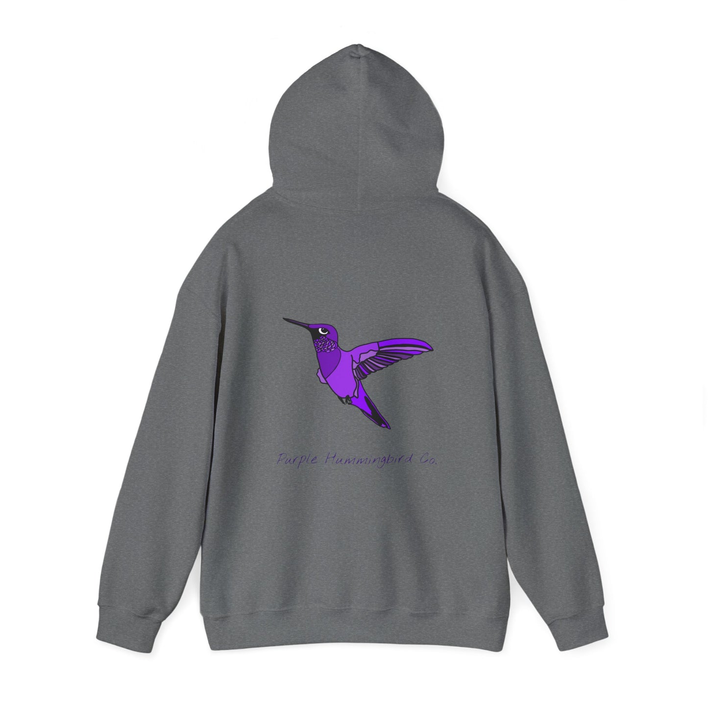 Purple Hummingbird by Kristina - unisex Hoodie
