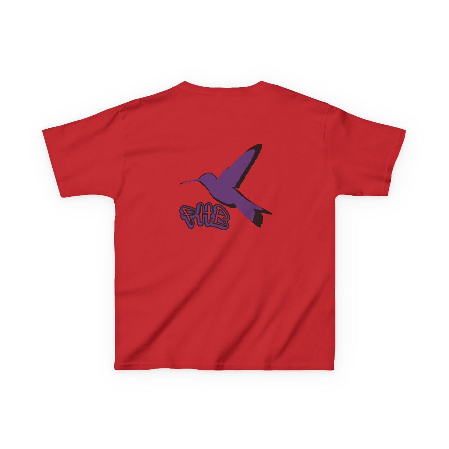 Kids Purple Hummingbird Graphic Tee