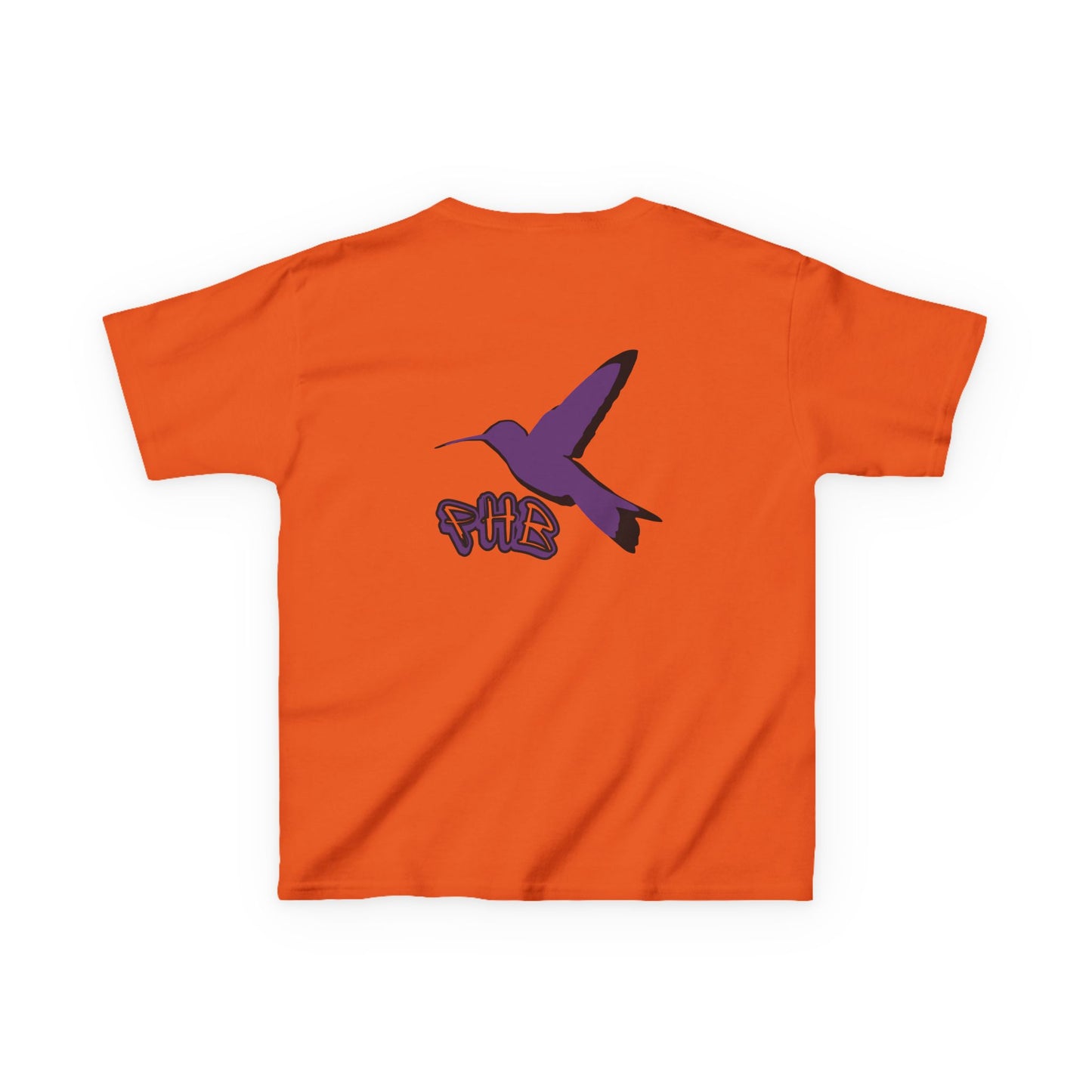 Kids Purple Hummingbird Graphic Tee