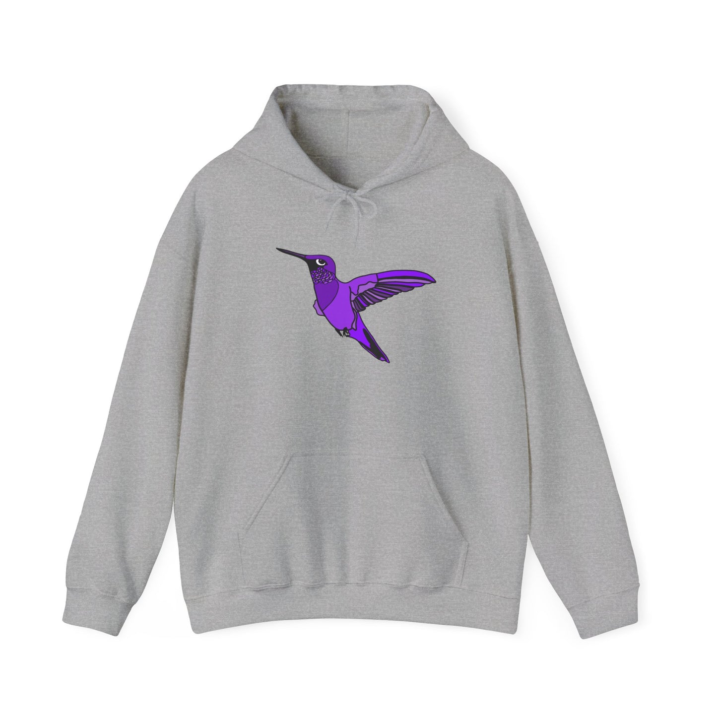 Purple Hummingbird by Kristina - unisex Hoodie