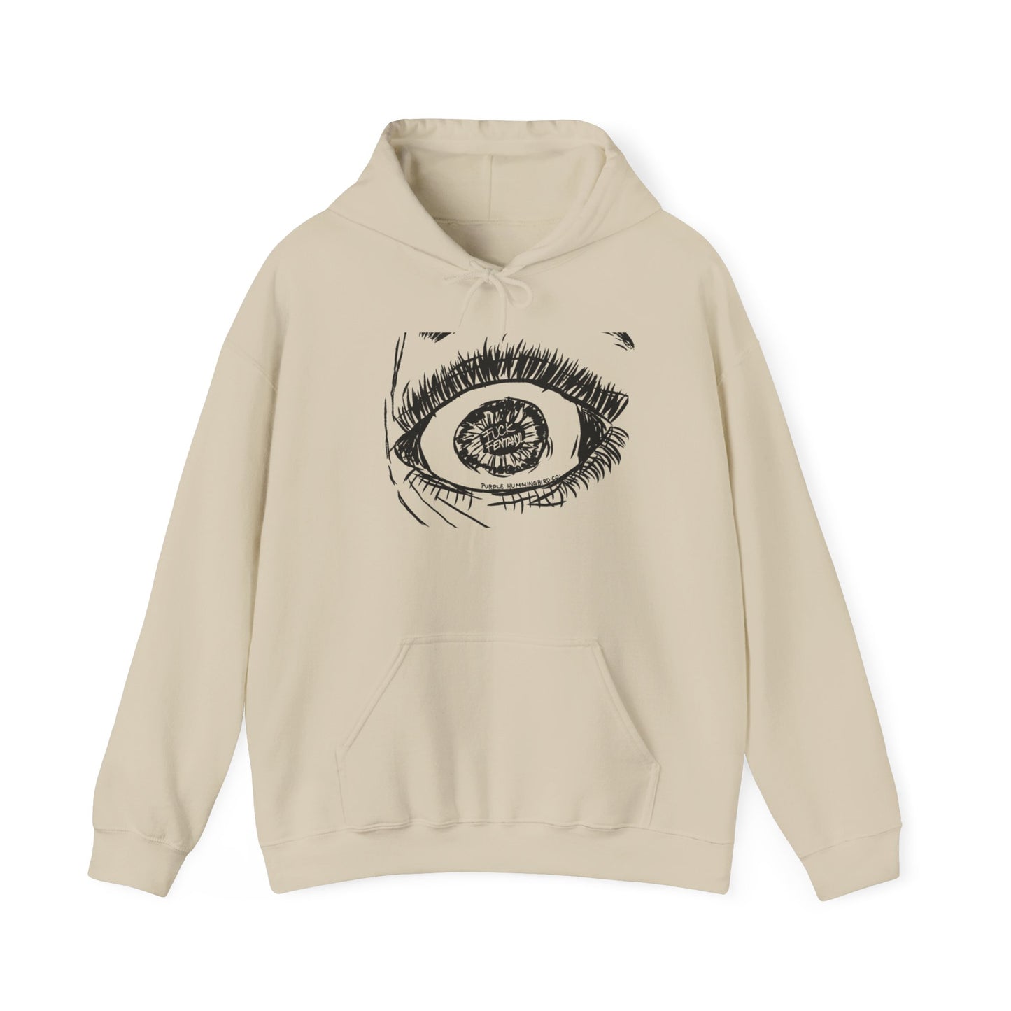 Fuck Fentanyl Eye by Kristina - unisex Hoodie