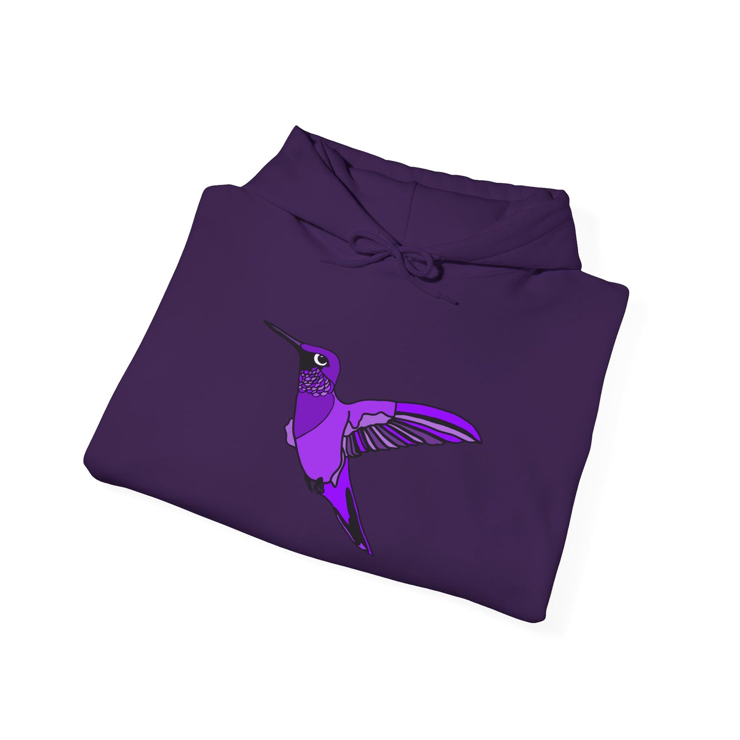 Purple Hummingbird by Kristina - unisex Hoodie