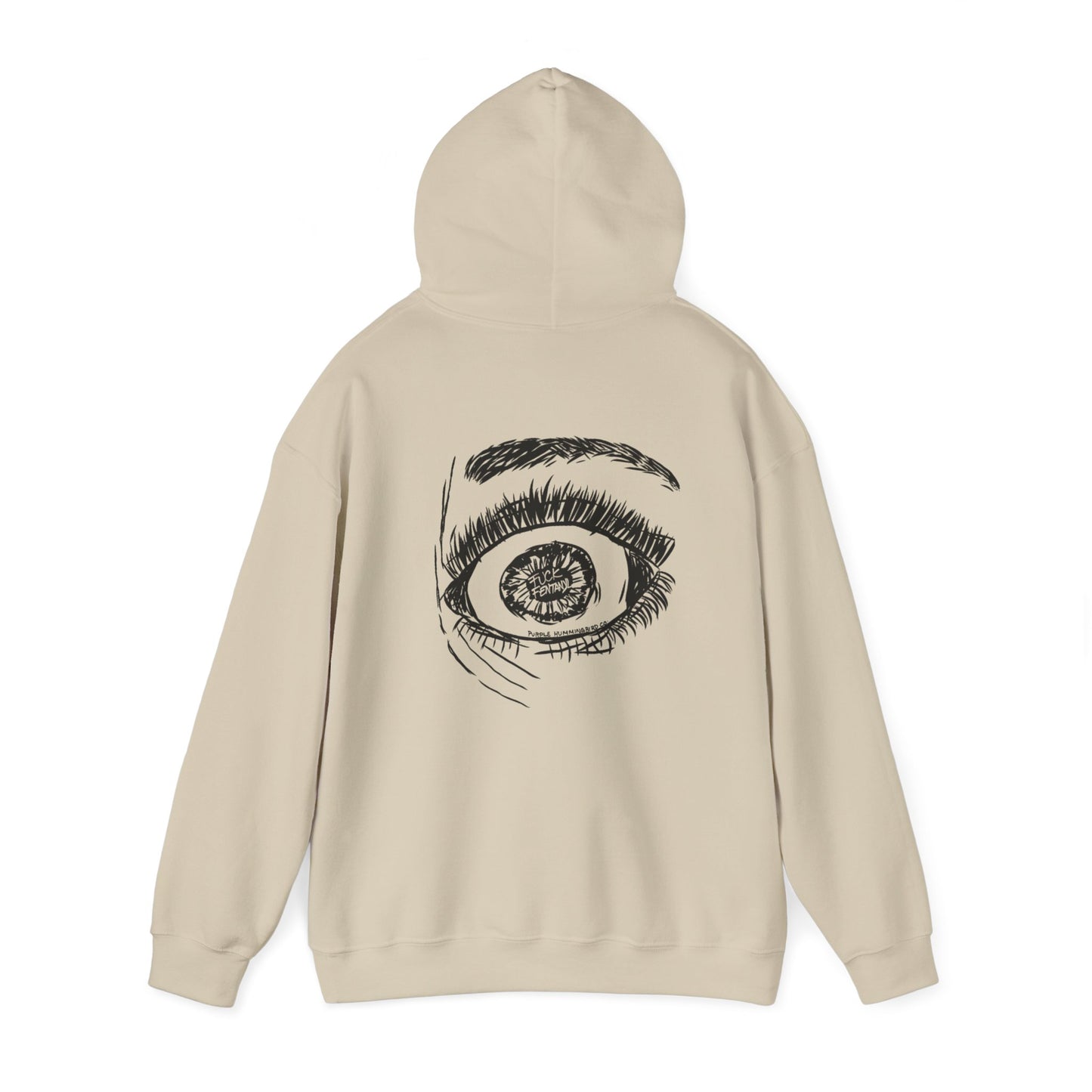Fuck Fentanyl Eye by Kristina - unisex Hoodie