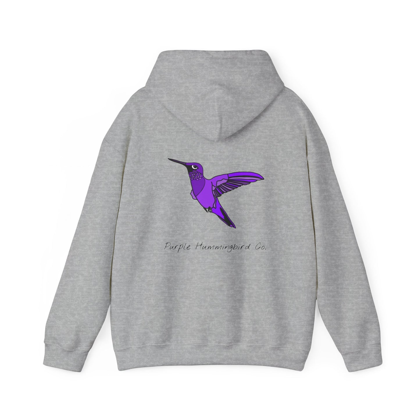 Purple Hummingbird by Kristina - unisex Hoodie