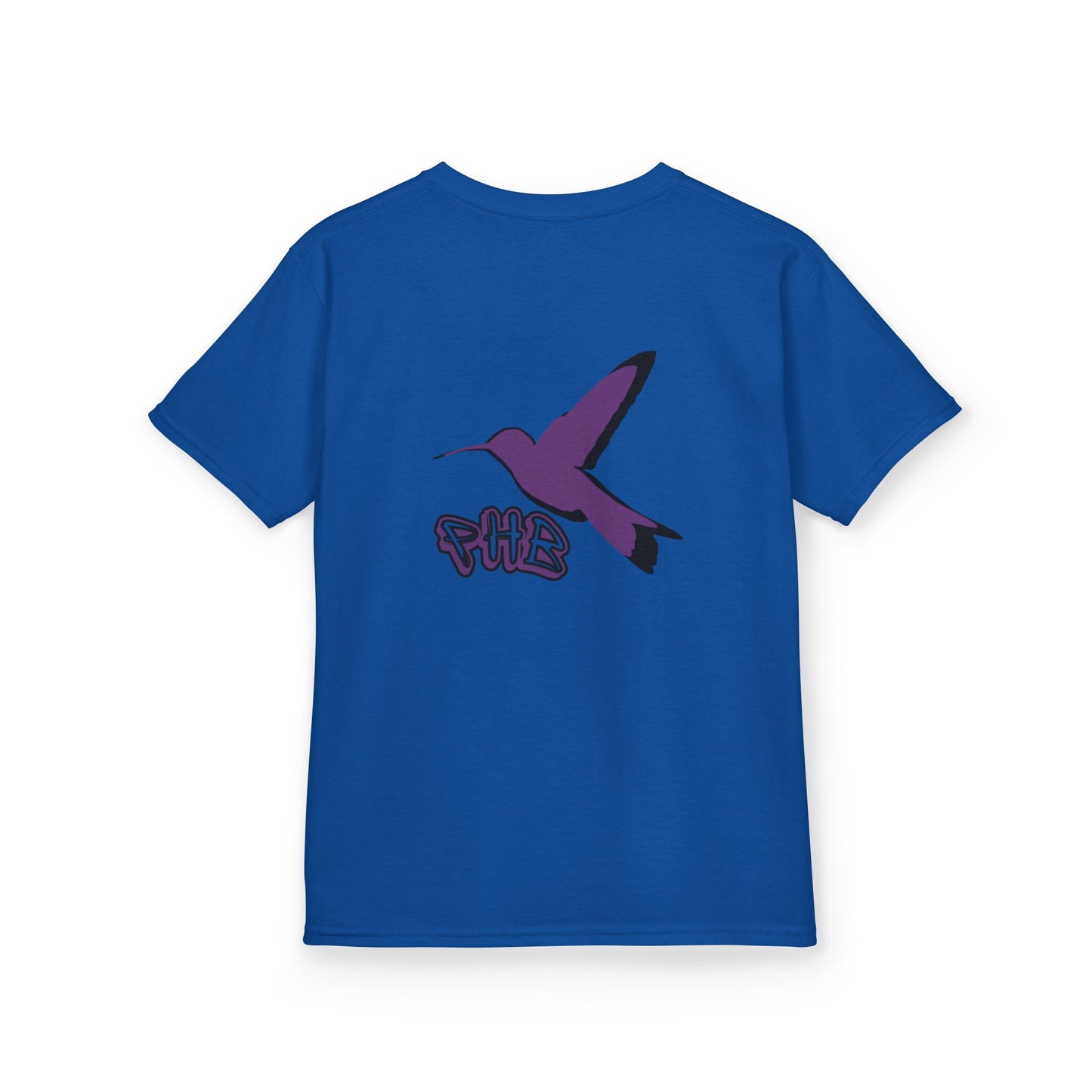 Kids Purple Hummingbird Graphic Tee