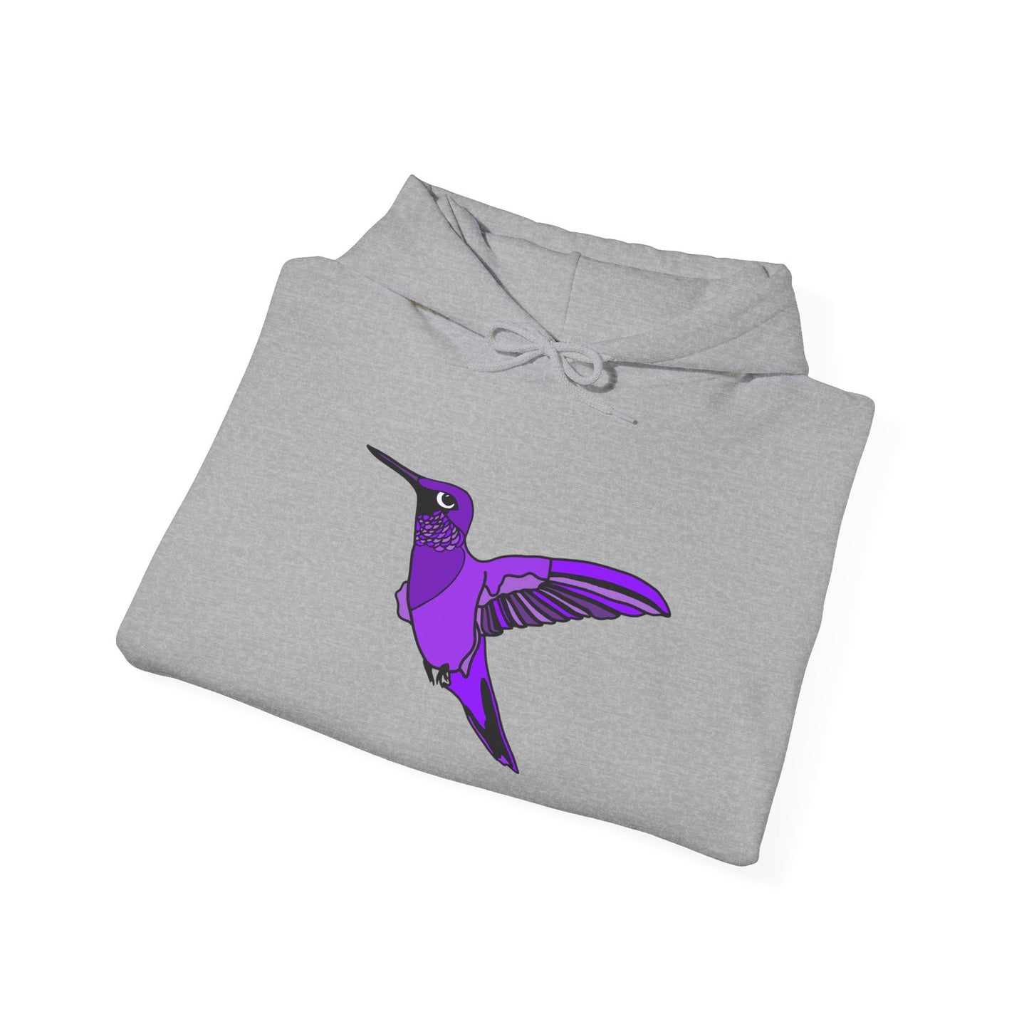Purple Hummingbird by Kristina - unisex Hoodie