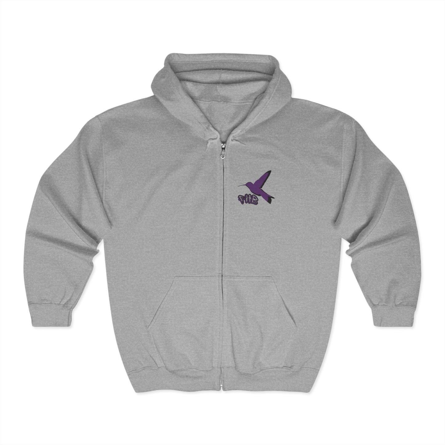 PHB -Full Zip Hooded Sweatshirt - Bold For Those No Longer Here