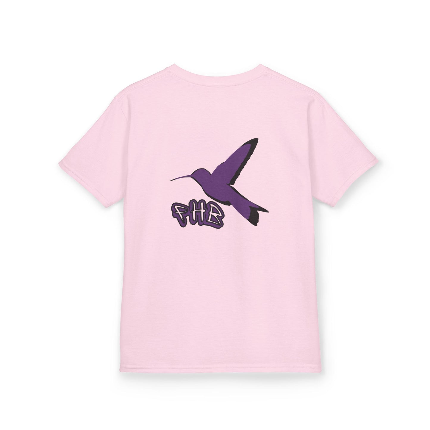 Kids Purple Hummingbird Graphic Tee