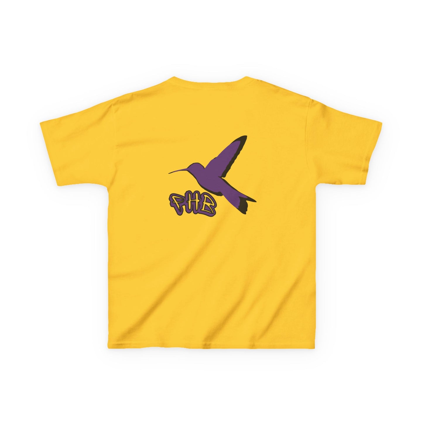 Kids Purple Hummingbird Graphic Tee