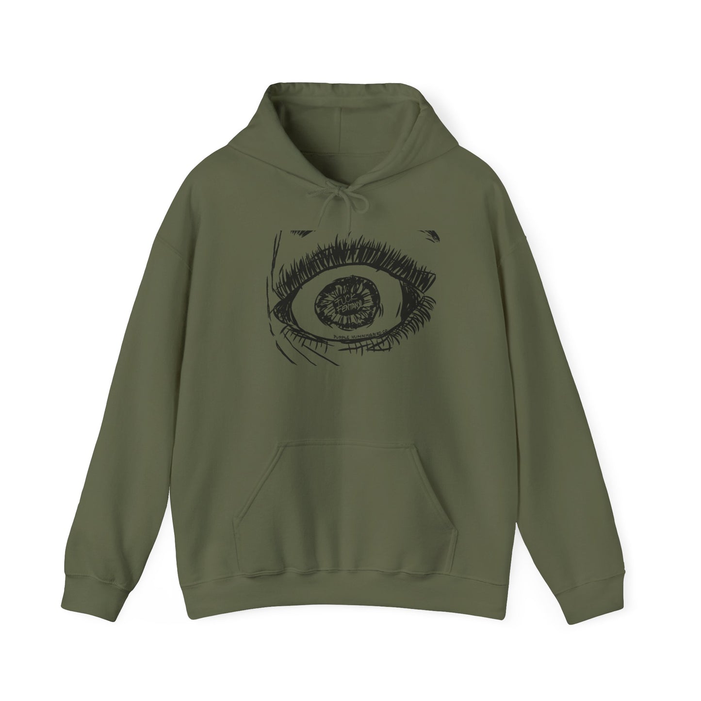 Fuck Fentanyl Eye by Kristina - unisex Hoodie