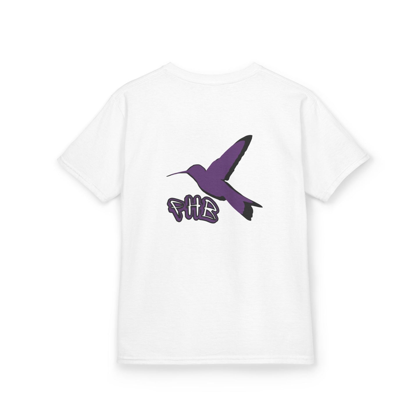 Kids Purple Hummingbird Graphic Tee