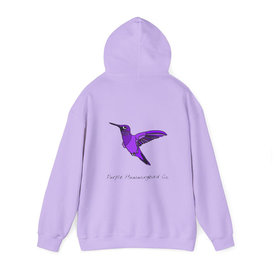 Purple Hummingbird by Kristina - unisex Hoodie