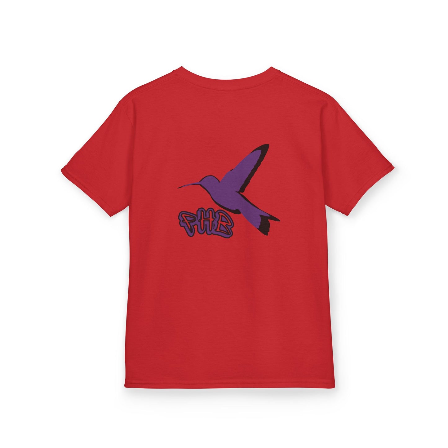 Kids Purple Hummingbird Graphic Tee