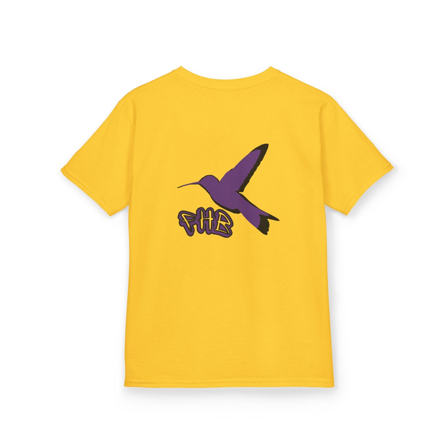 Kids Purple Hummingbird Graphic Tee