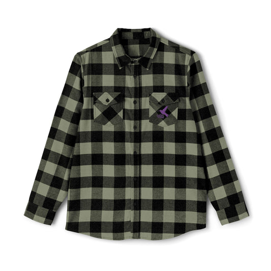 Unisex Flannel Shirt - Bold Message Against Fentanyl | Casual Style for Awareness