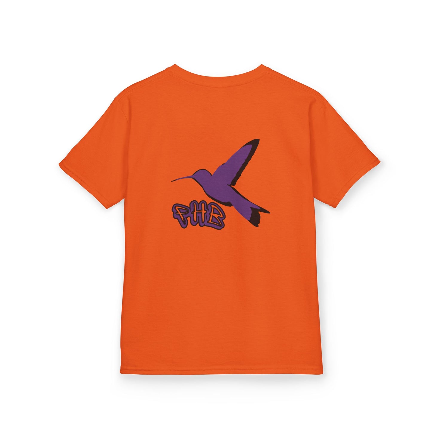 Kids Purple Hummingbird Graphic Tee