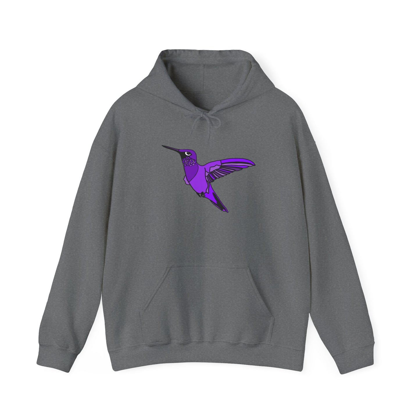 Purple Hummingbird by Kristina - unisex Hoodie