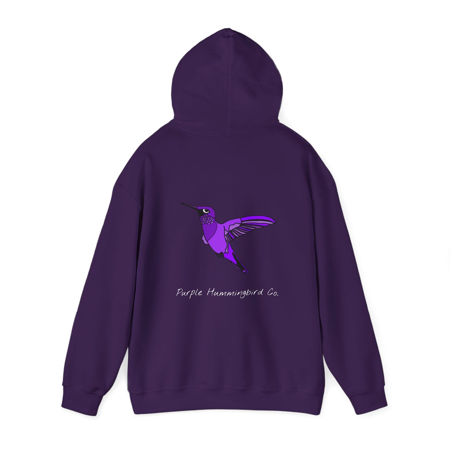 Purple Hummingbird by Kristina - unisex Hoodie