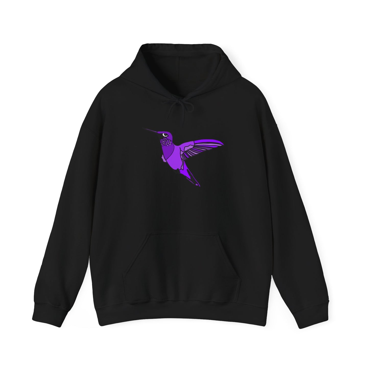 Purple Hummingbird by Kristina - unisex Hoodie
