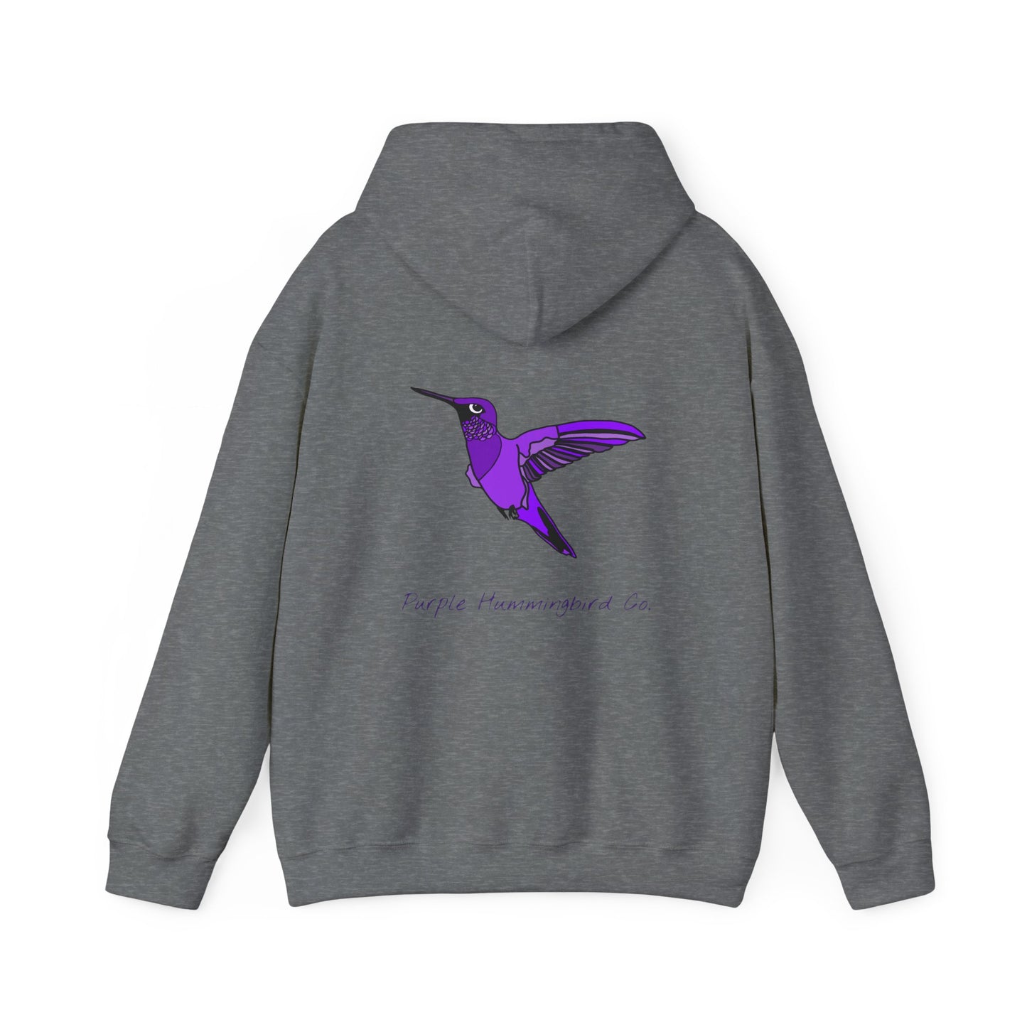 Purple Hummingbird by Kristina - unisex Hoodie