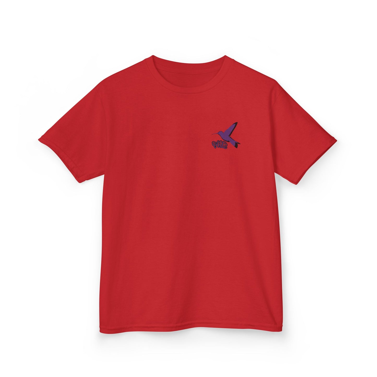 Kids Purple Hummingbird Graphic Tee