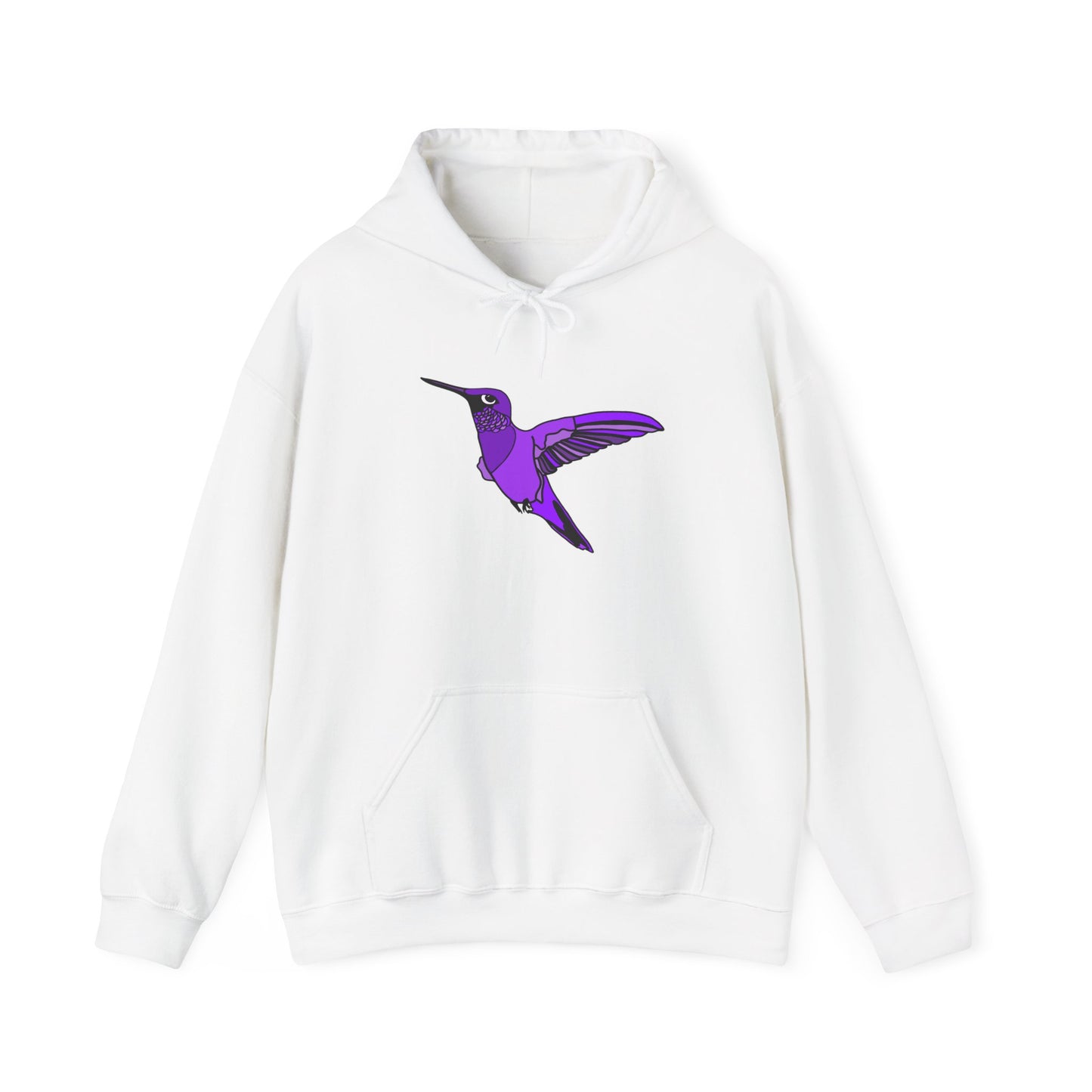 Purple Hummingbird by Kristina - unisex Hoodie