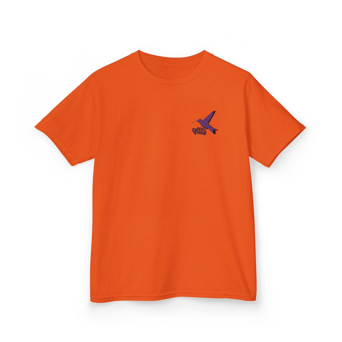 Kids Purple Hummingbird Graphic Tee