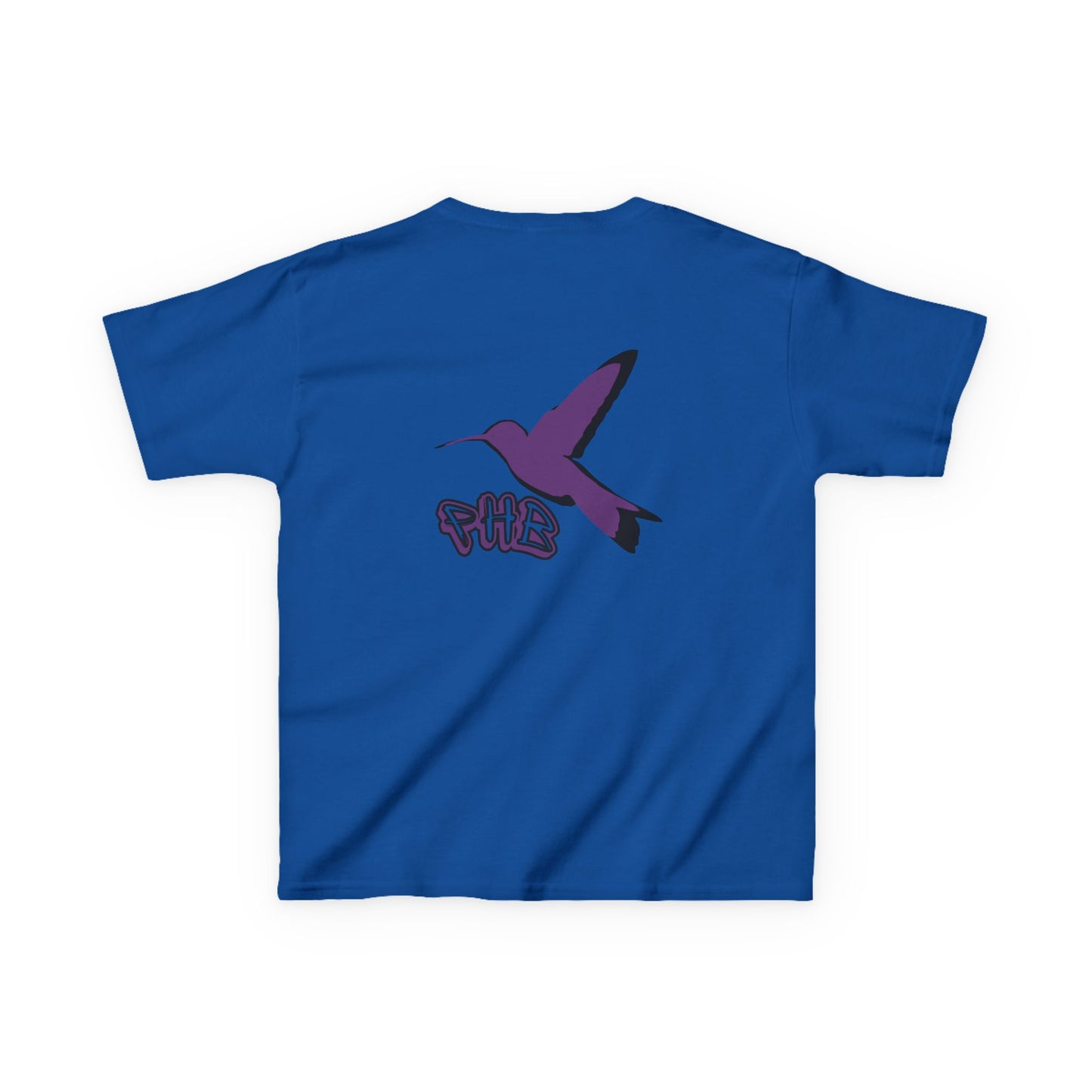 Kids Purple Hummingbird Graphic Tee