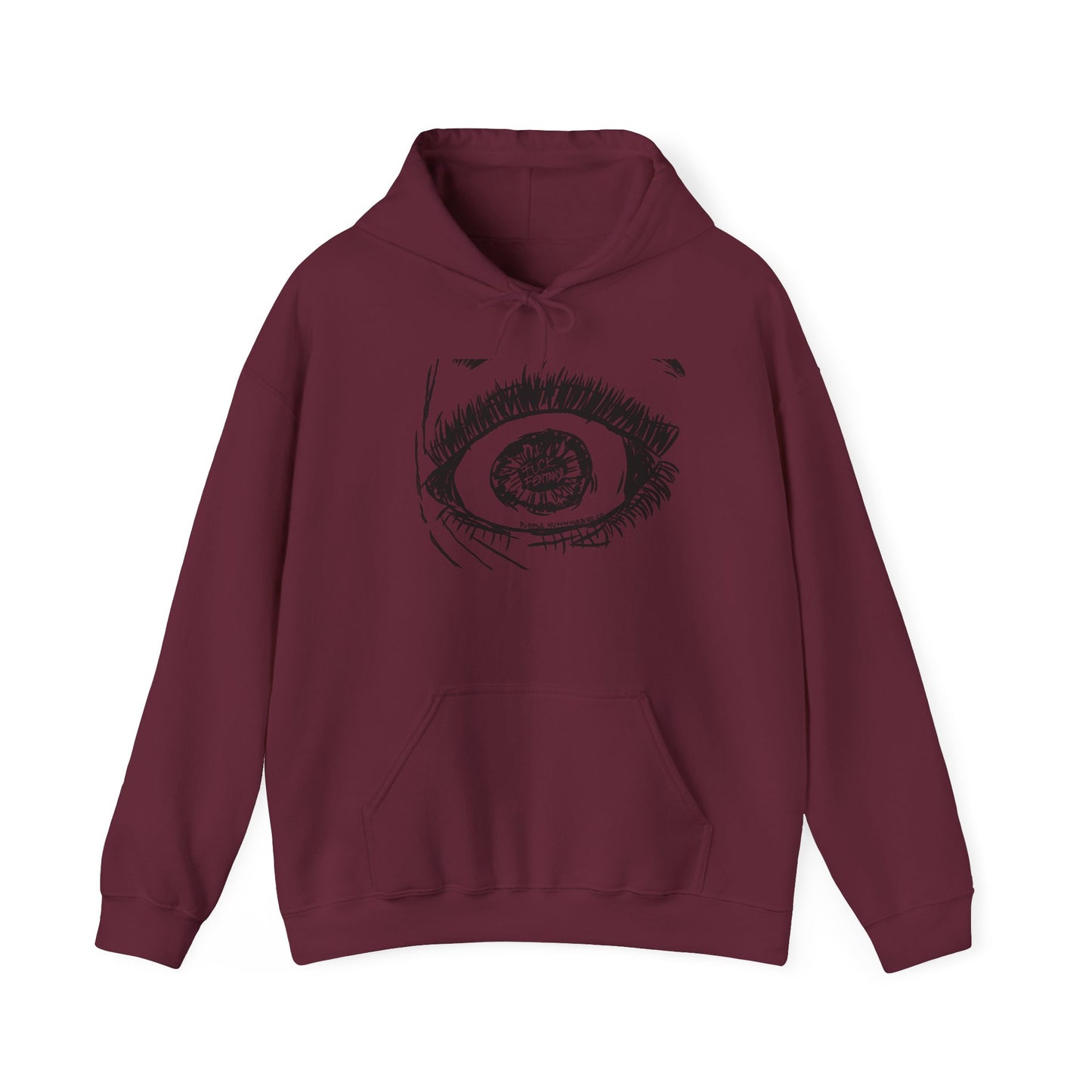 Fuck Fentanyl Eye by Kristina - unisex Hoodie