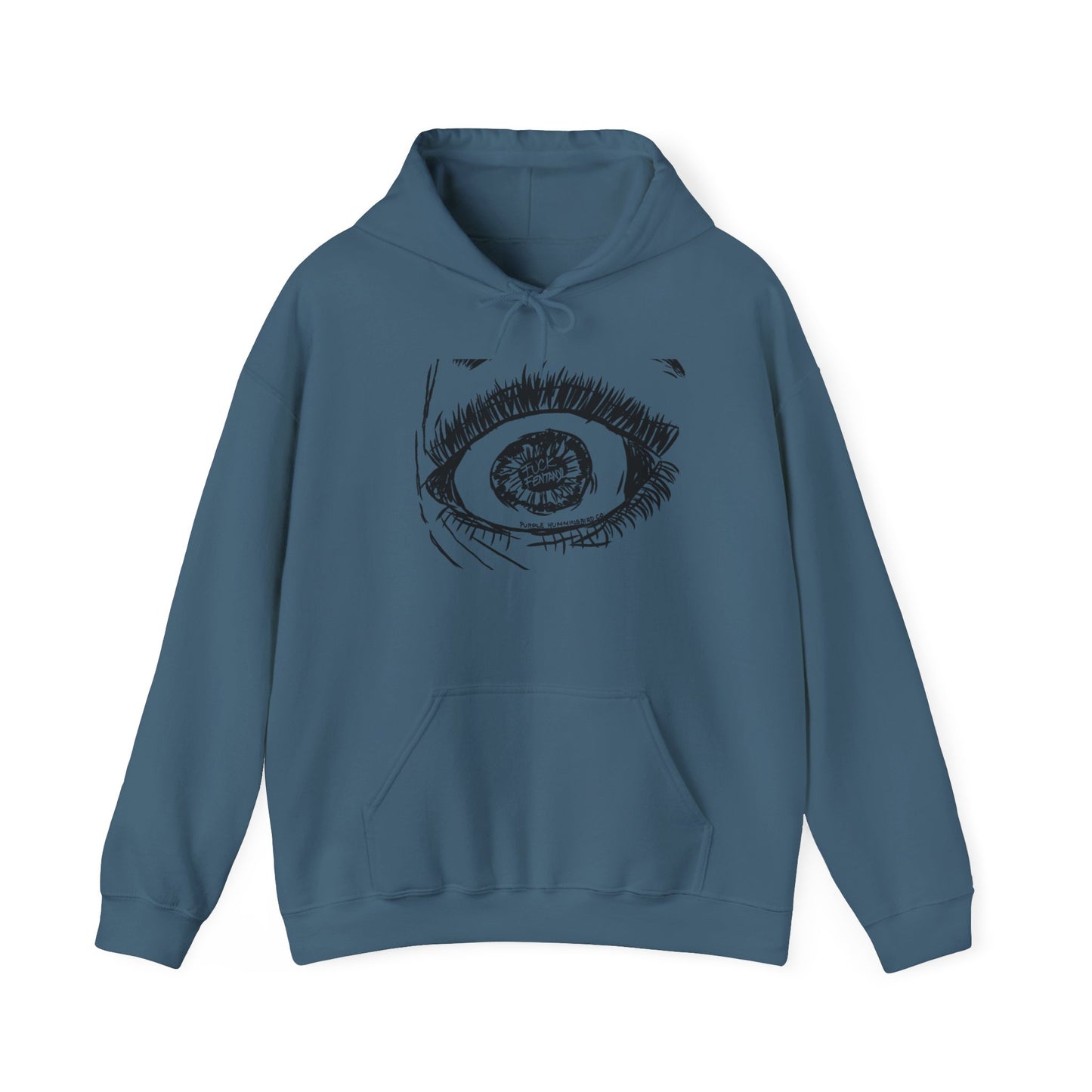 Fuck Fentanyl Eye by Kristina - unisex Hoodie