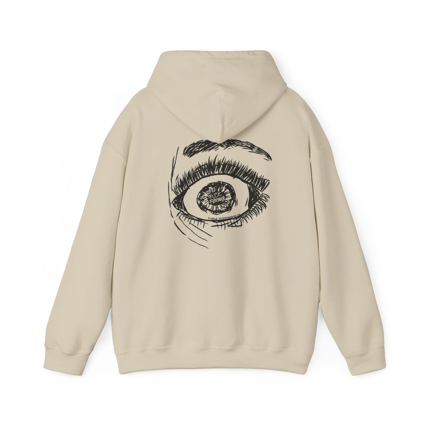 Fuck Fentanyl Eye by Kristina - unisex Hoodie