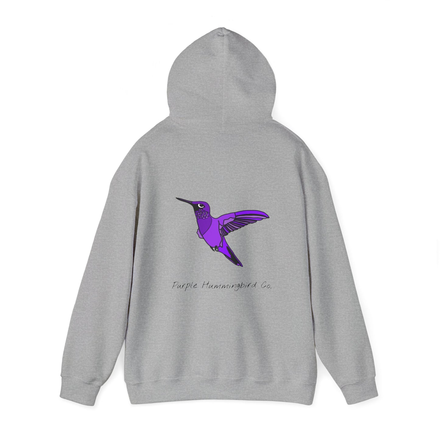 Purple Hummingbird by Kristina - unisex Hoodie