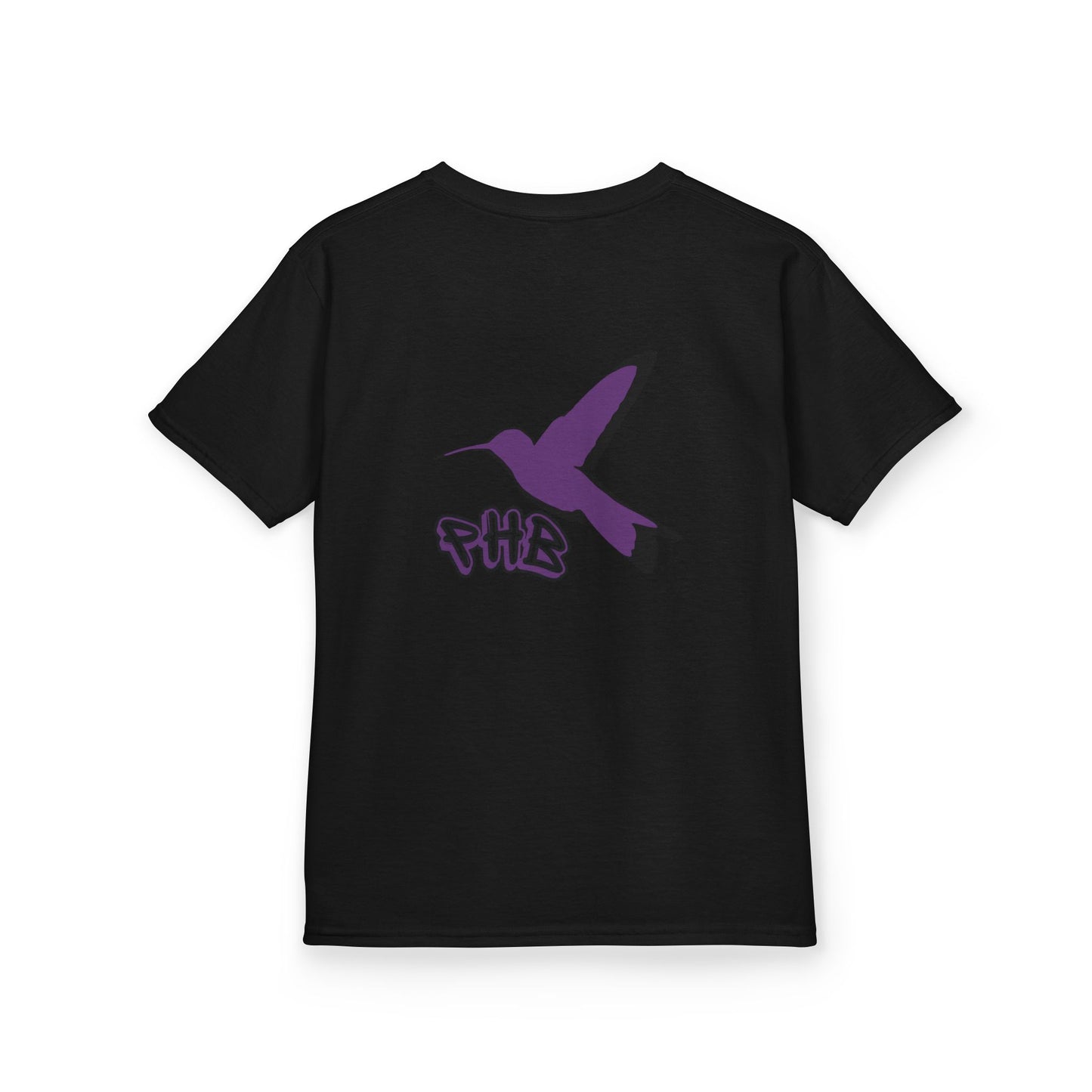 Kids Purple Hummingbird Graphic Tee