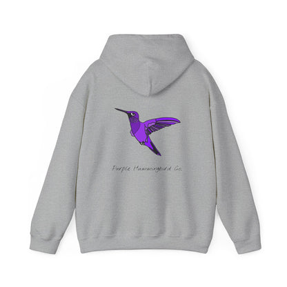 Purple Hummingbird by Kristina - unisex Hoodie