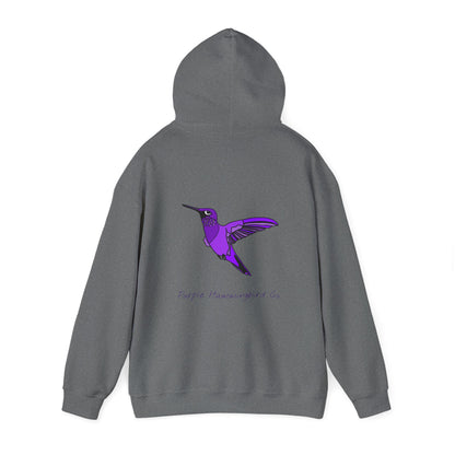Purple Hummingbird by Kristina - unisex Hoodie