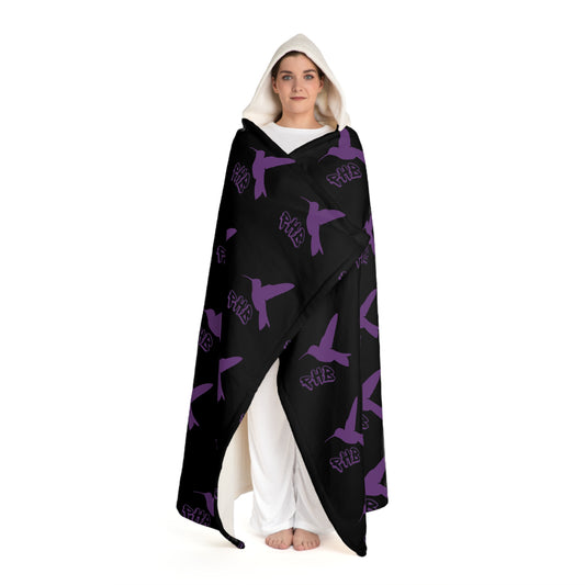 PHB Hooded Sherpa Fleece Blanket