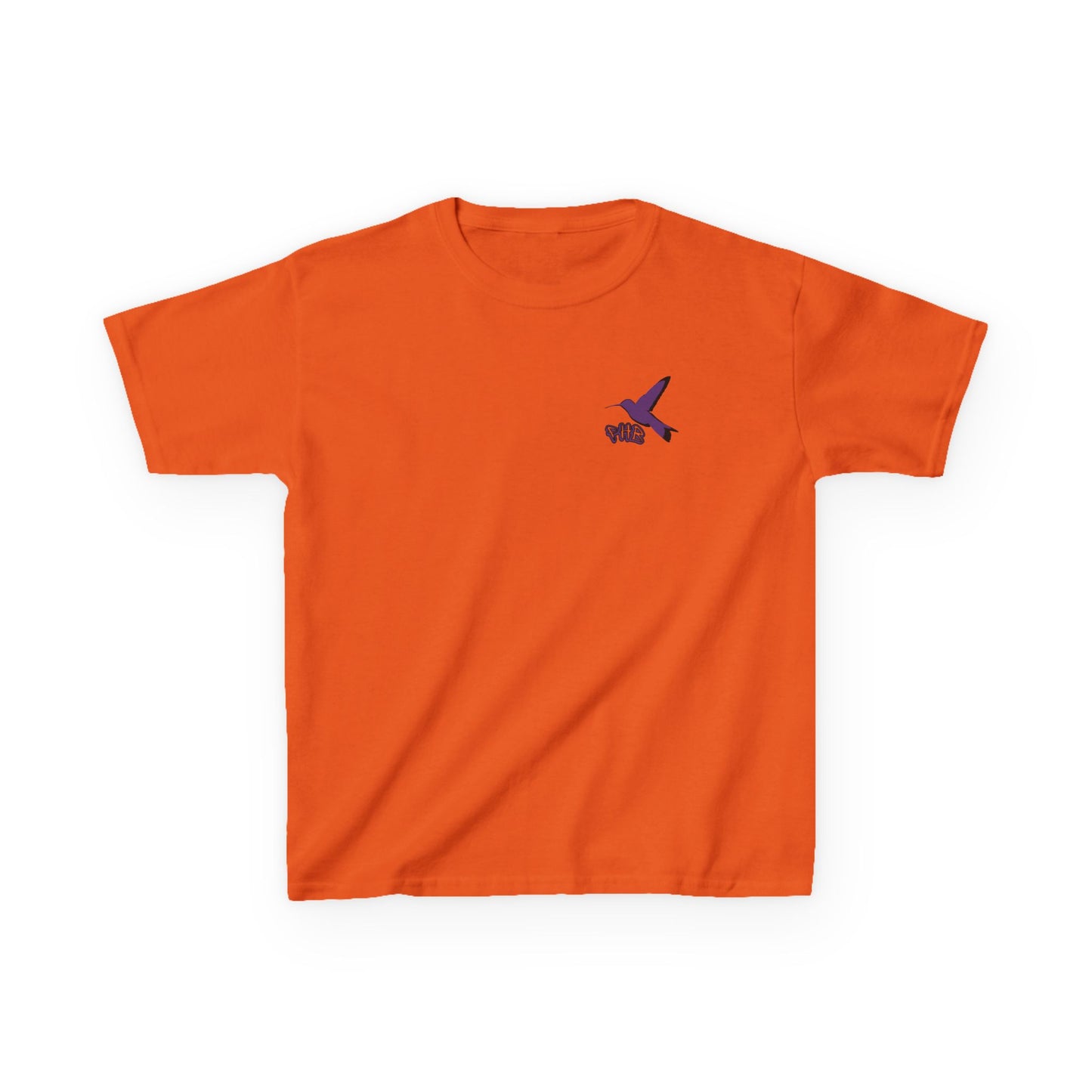 Kids Purple Hummingbird Graphic Tee
