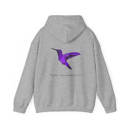 Purple Hummingbird by Kristina - unisex Hoodie