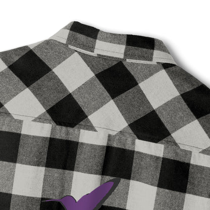 Unisex Flannel Shirt - Bold Message Against Fentanyl | Casual Style for Awareness