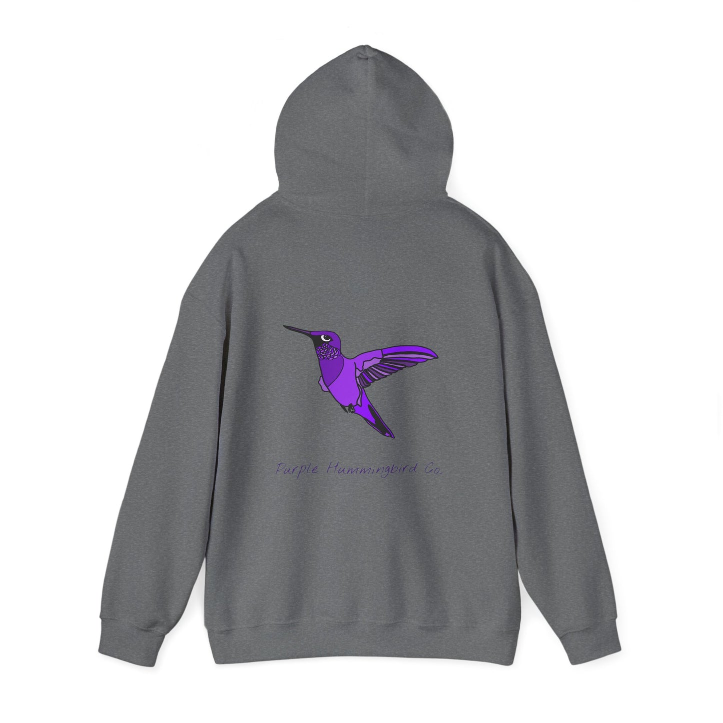 Purple Hummingbird by Kristina - unisex Hoodie
