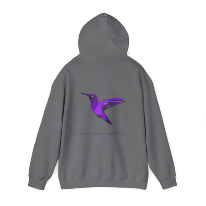 Purple Hummingbird by Kristina - unisex Hoodie