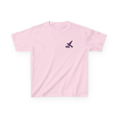 Kids Purple Hummingbird Graphic Tee