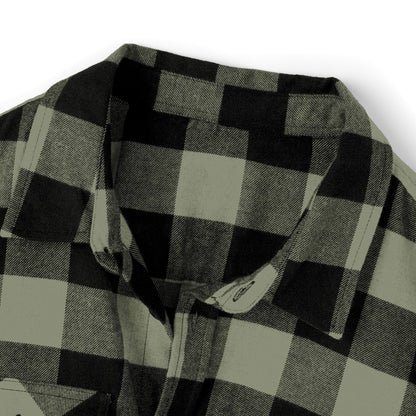 Unisex Flannel Shirt - Bold Message Against Fentanyl | Casual Style for Awareness