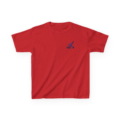 Kids Purple Hummingbird Graphic Tee