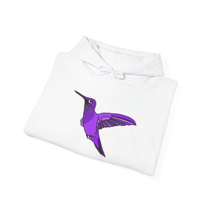 Purple Hummingbird by Kristina - unisex Hoodie