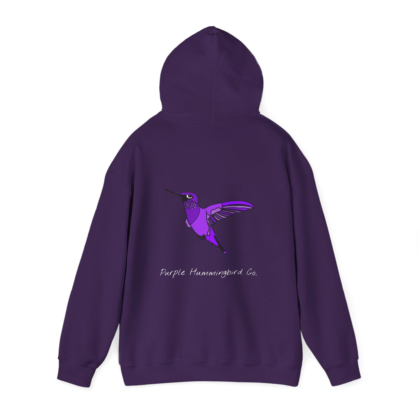 Purple Hummingbird by Kristina - unisex Hoodie