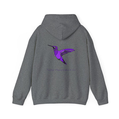 Purple Hummingbird by Kristina - unisex Hoodie