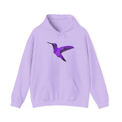 Purple Hummingbird by Kristina - unisex Hoodie
